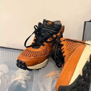 Nike Bold Orange and Black Athletic Shoes